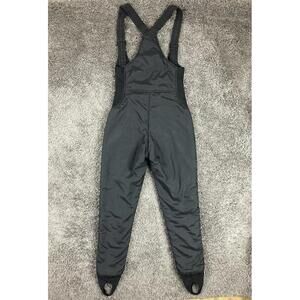 VTG Black Bear Insulated Snow Bib Overalls Black Ski Suit Pants Youth/Adult XS